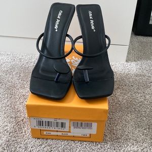 NWT Public Desire heeled sandals size 9